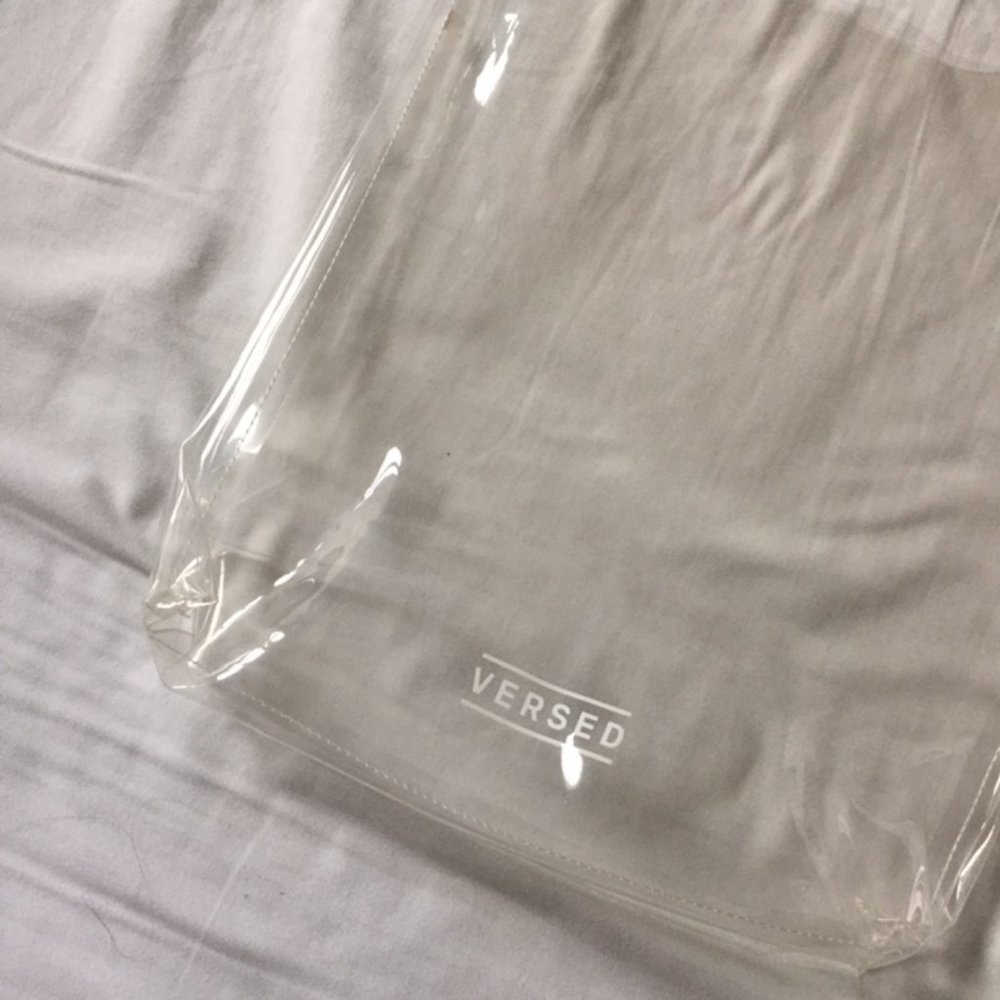 Limited edition versed Skincare clear bag